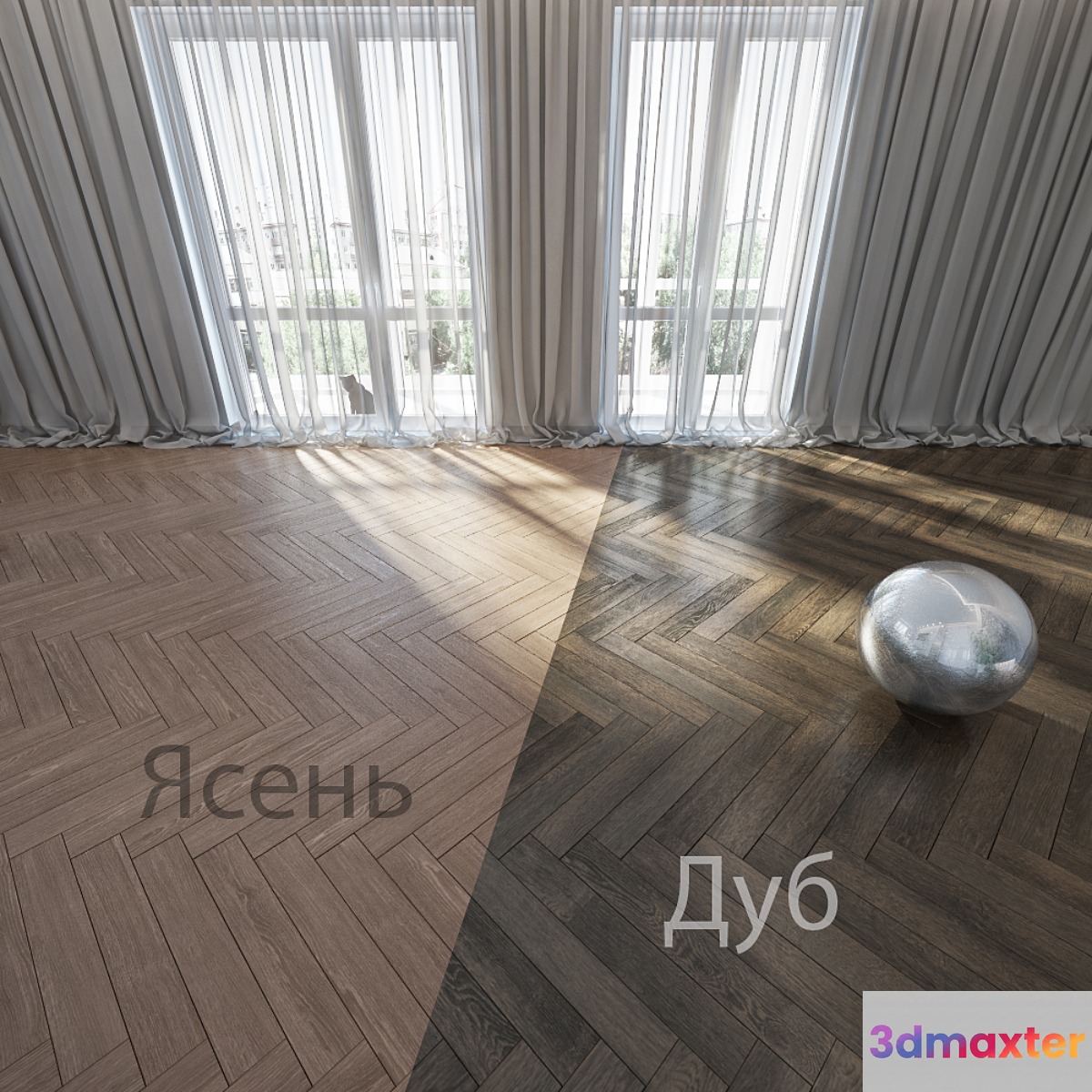 Parquet Herringbone Herringbone French Christmas Tree ash and oak.