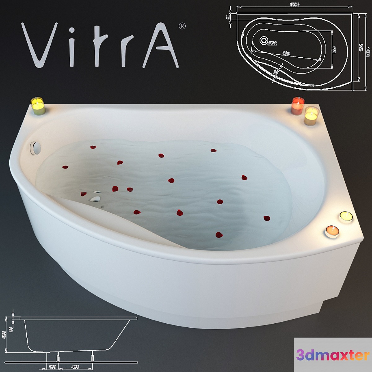 Acrylic bathtub IFO Rattvik BA20150000