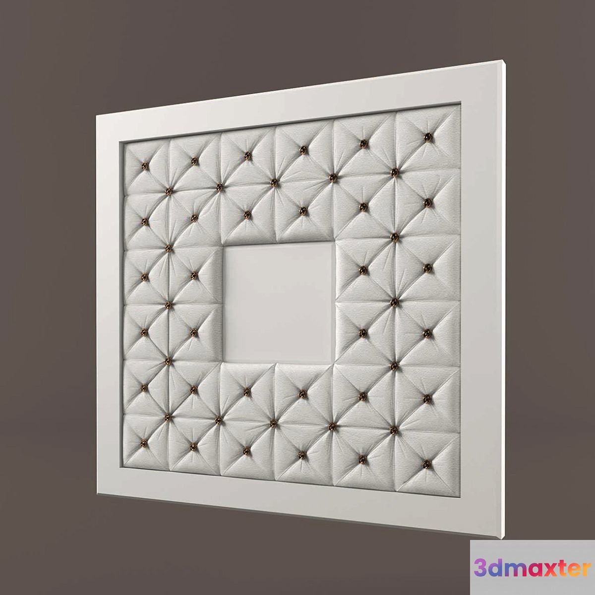 Capito decorative panel with roses 3D Max