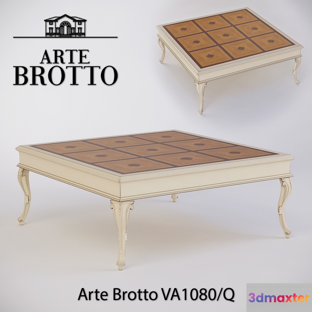 Arte Brotto VA1080 _ Q Table 3D Max