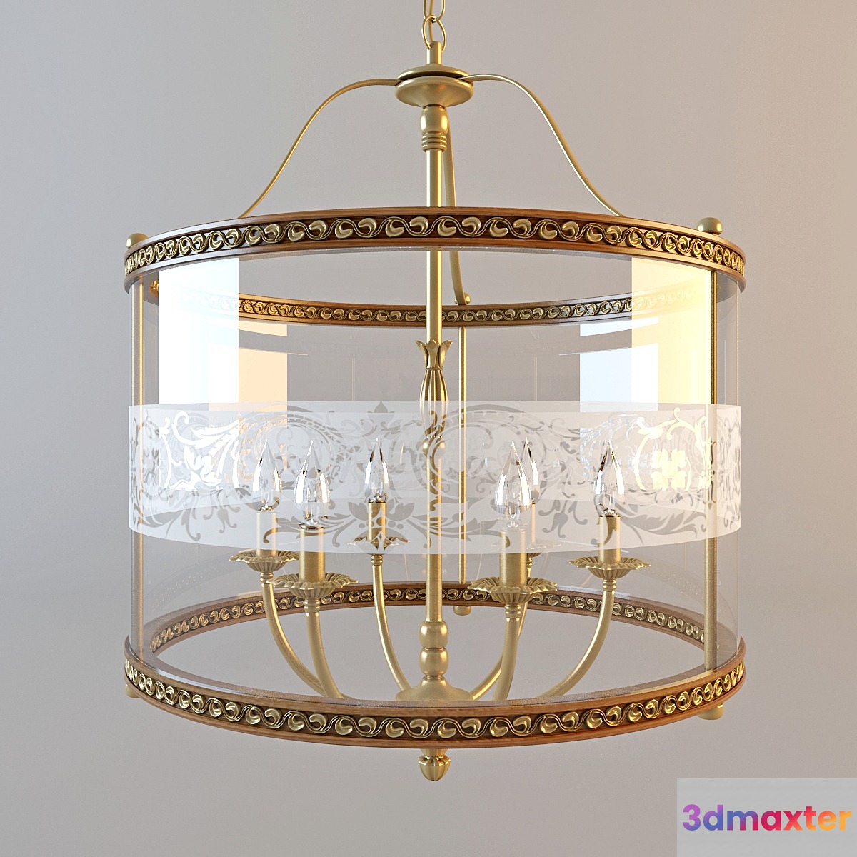 Chandelier Paderno Luce model 482 3D Max