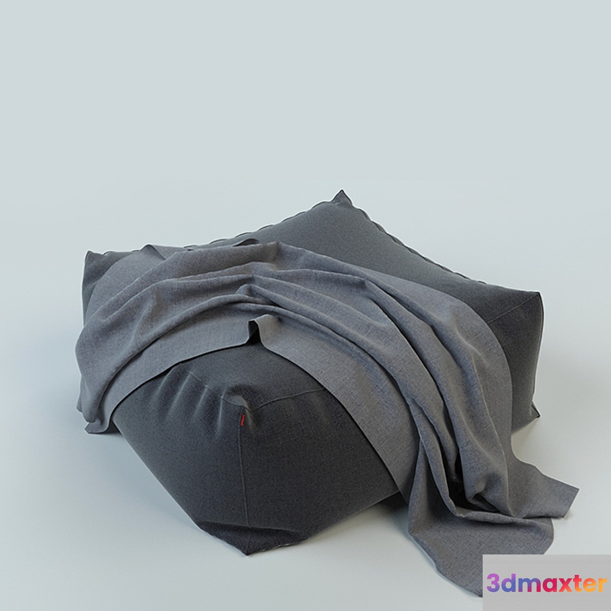 pouffe 3D Max