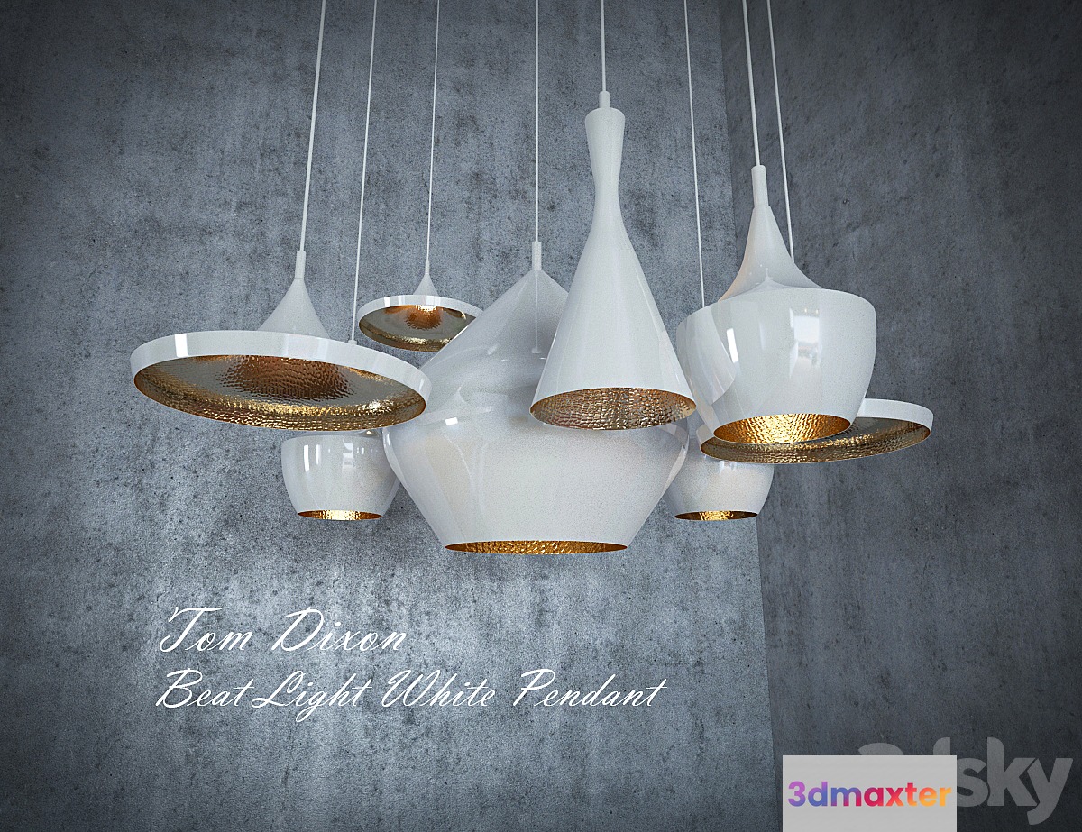 Beat Light White Pendant