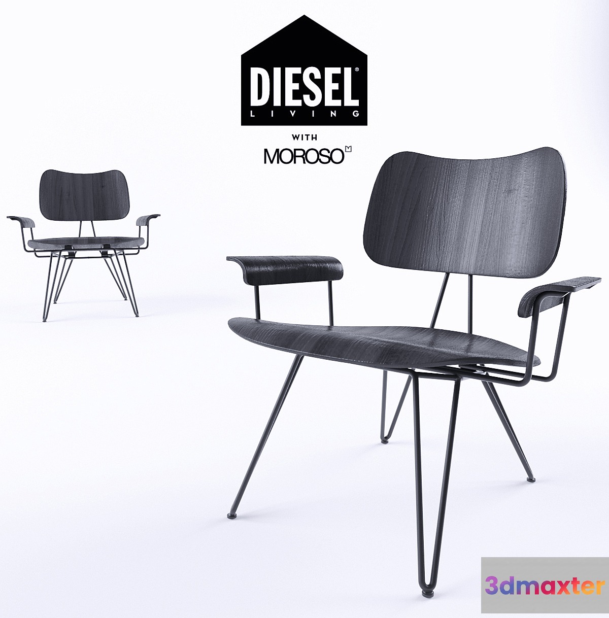 moroso lounge chair 3D Max
