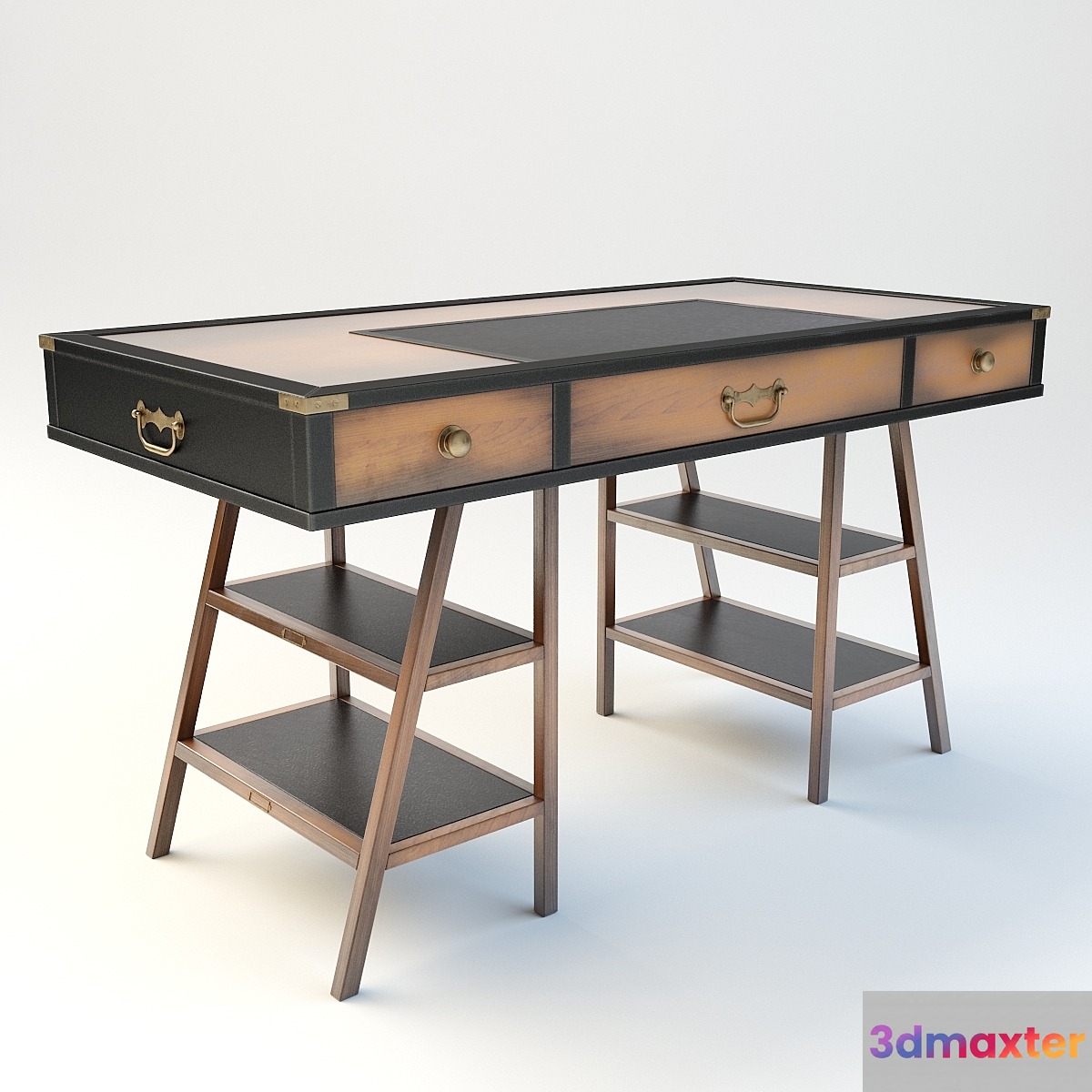 Desk Authentic Models Navigators Desk - No.2 3D Max