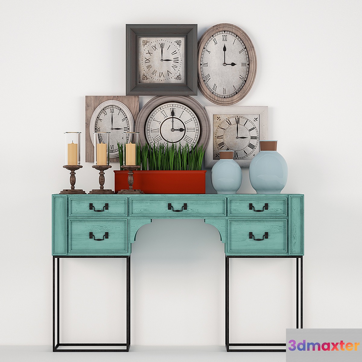 Decorative set - No.52 3D Max