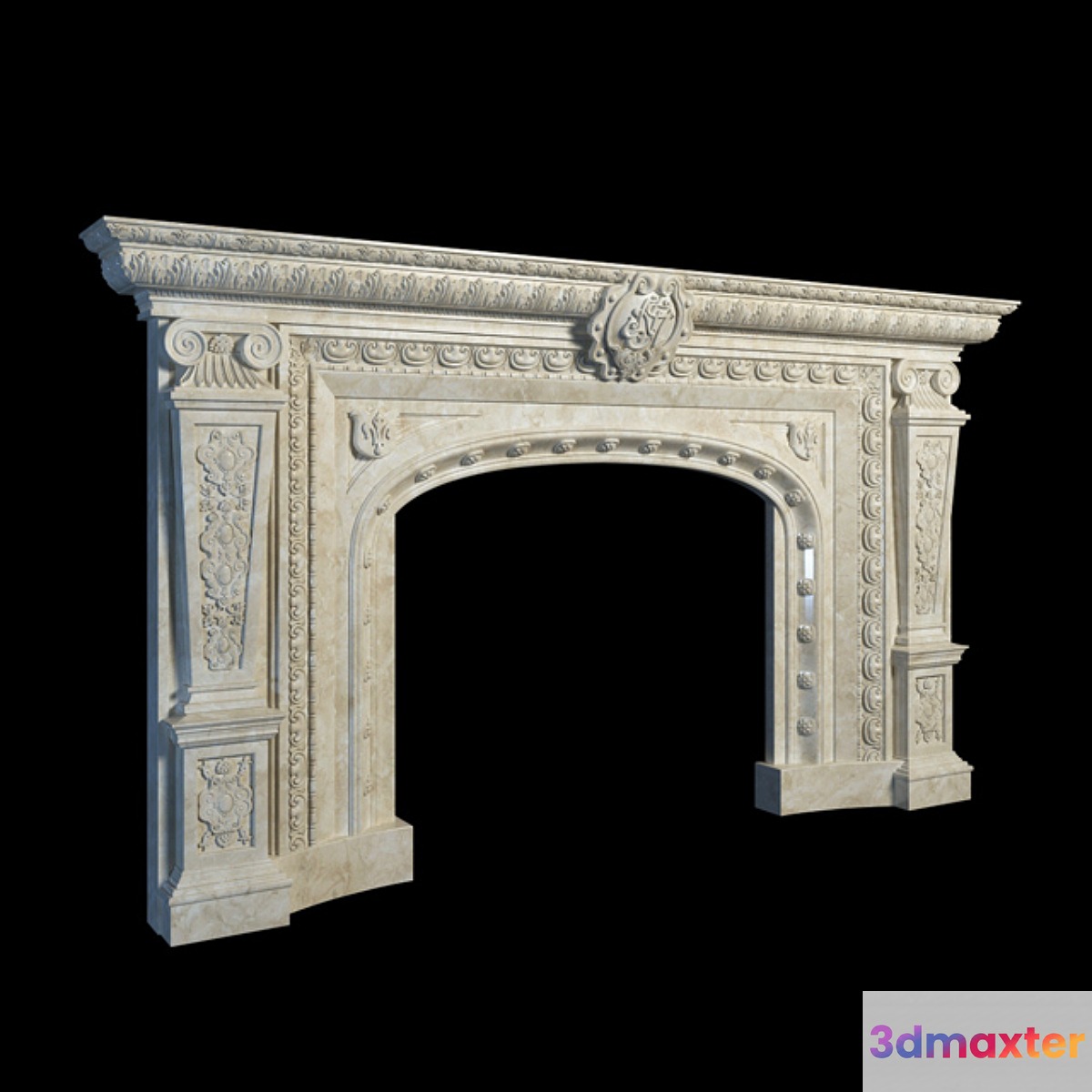 kamin 3D Max