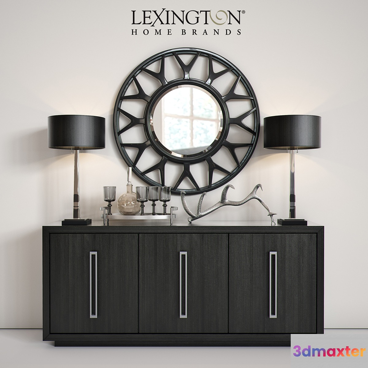Lexington Targa Buffet & Esprit Round Mirror