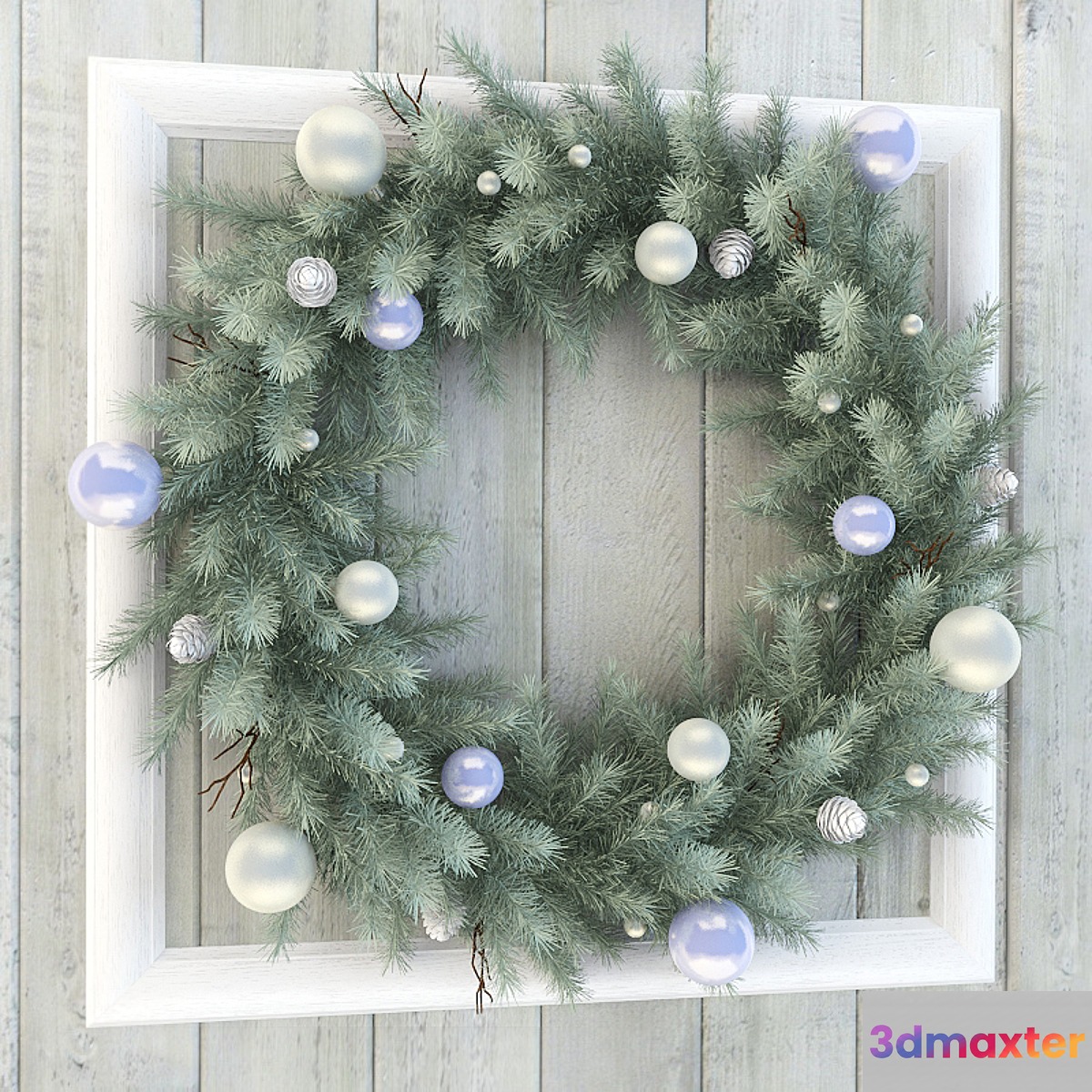 wreath 3D Max