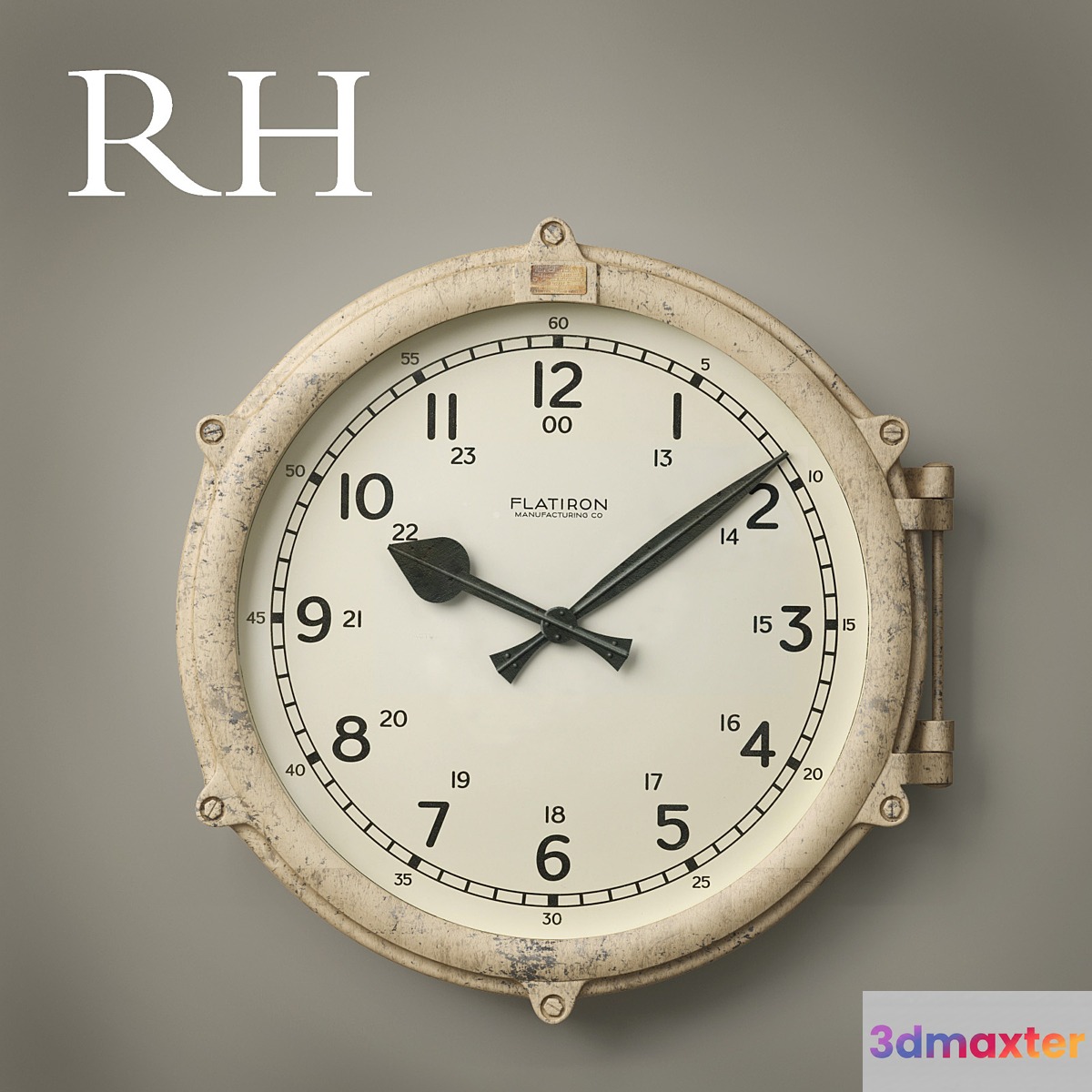 RH_1930S BARGE CLOCK 3D Max