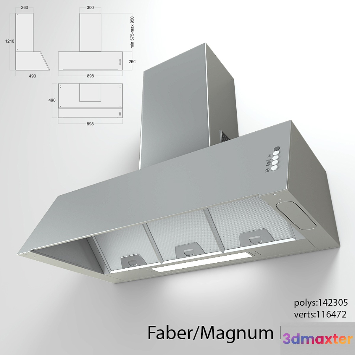 Faber Magnum Plus A90 3D Max