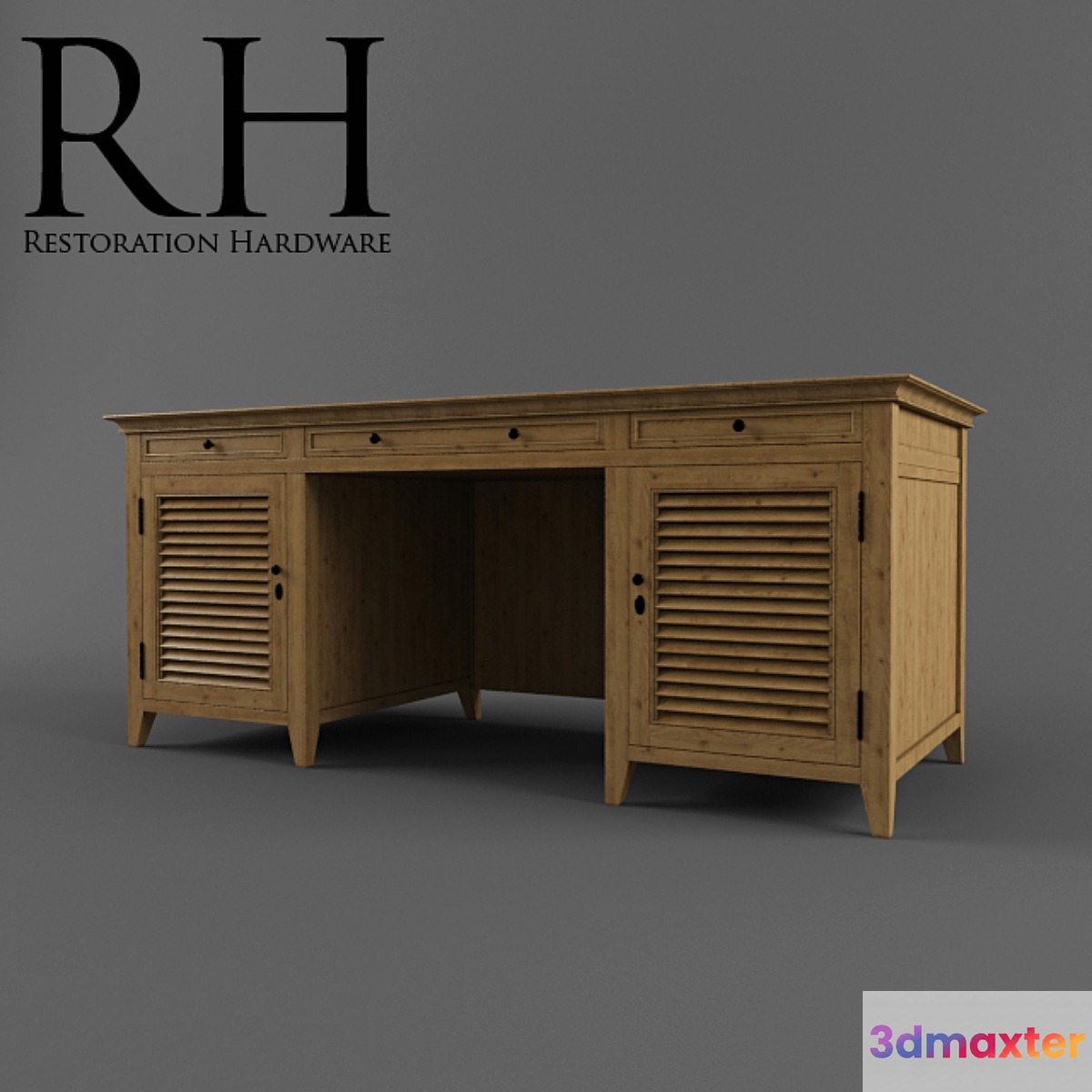 Restoration Hardware _ Desk 3D Max