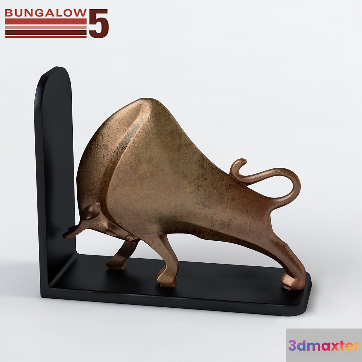 Bookends Bungalow 5 Bisoni Bookends 2 3D Max