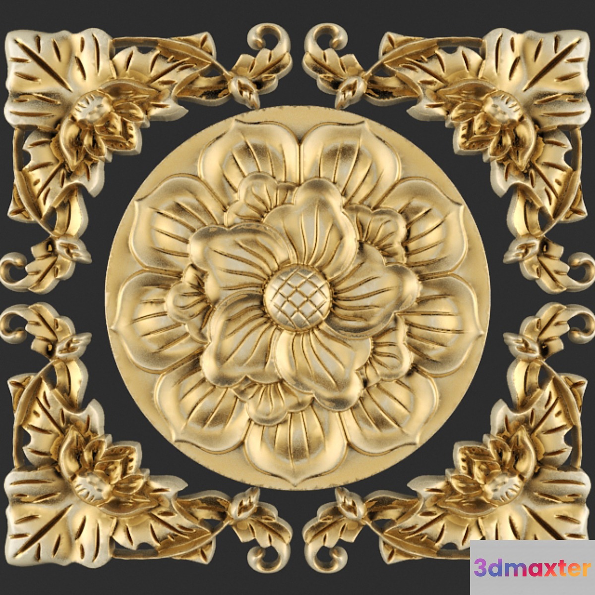 Stucco ceiling.