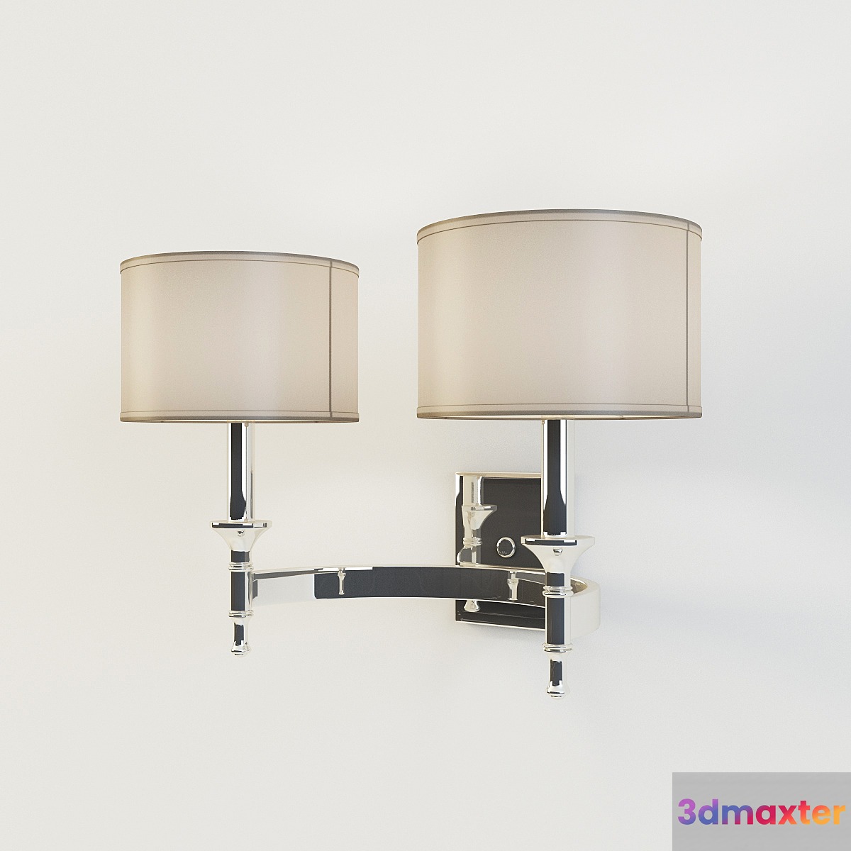 Pembroke 2-Light Sconce in Polished Nickel
