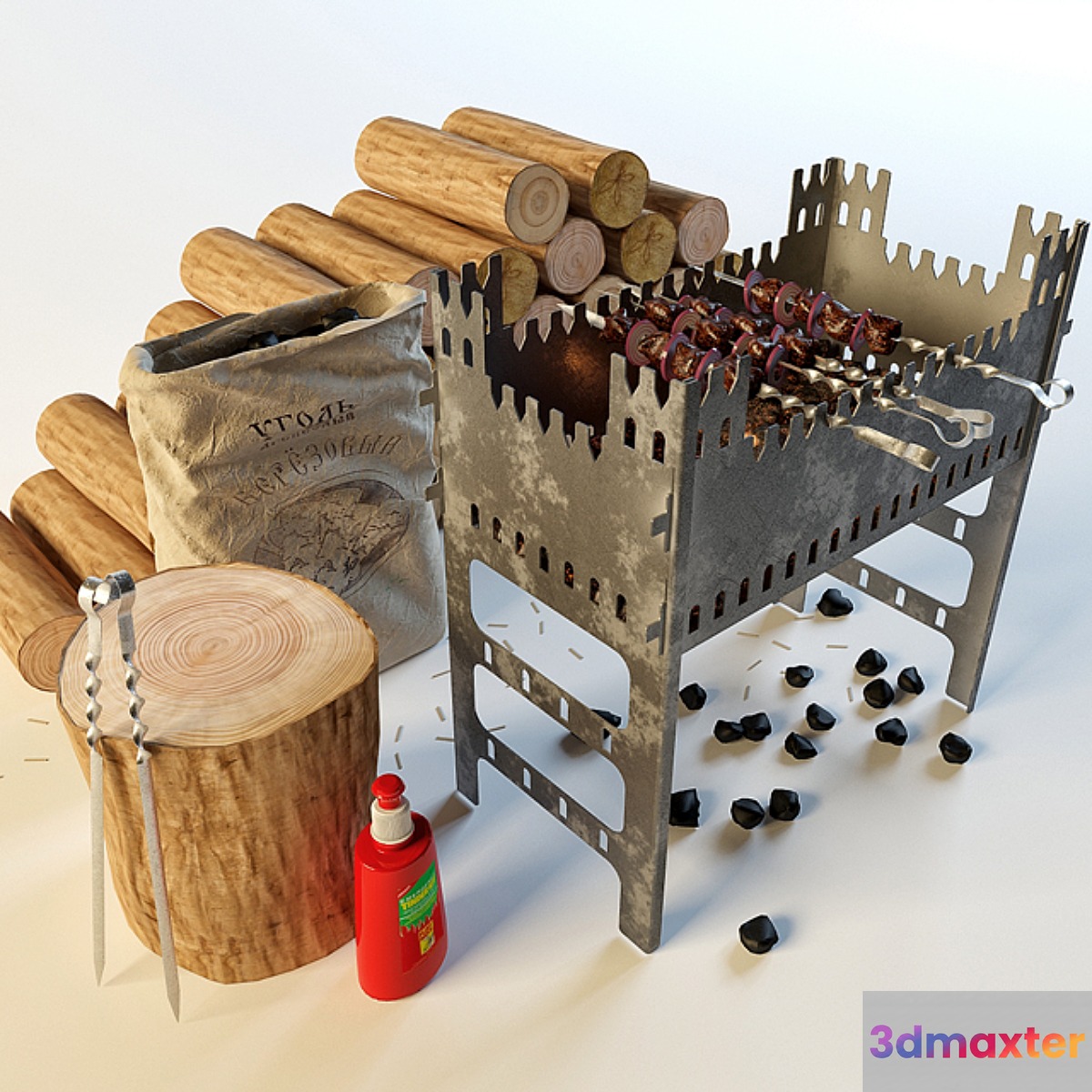 Brazier 3D Max