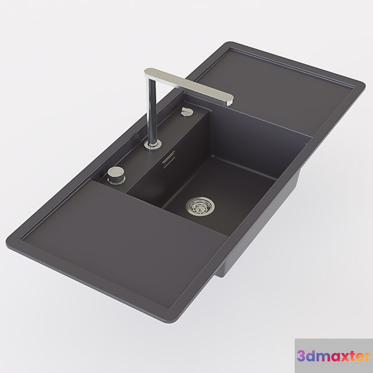 Sink Blanco ALAROS 6 S and mixer Blanco ELOSCOPE-F II 3D Max
