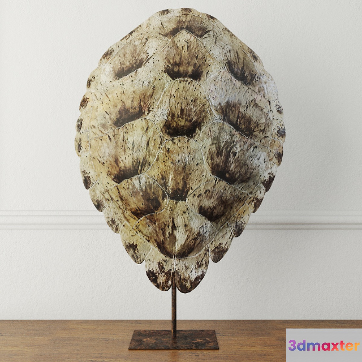 Faux Turtle Shell Sculpture 3D Max