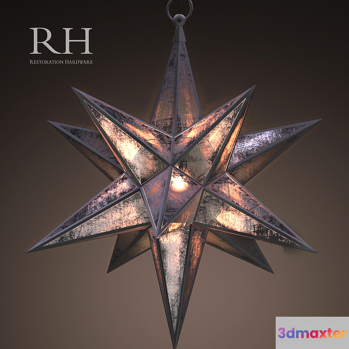 RH MORAVIAN STAR PENDANT