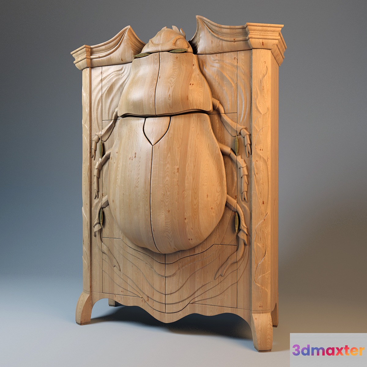 Wardrobe-beetle 3D Max