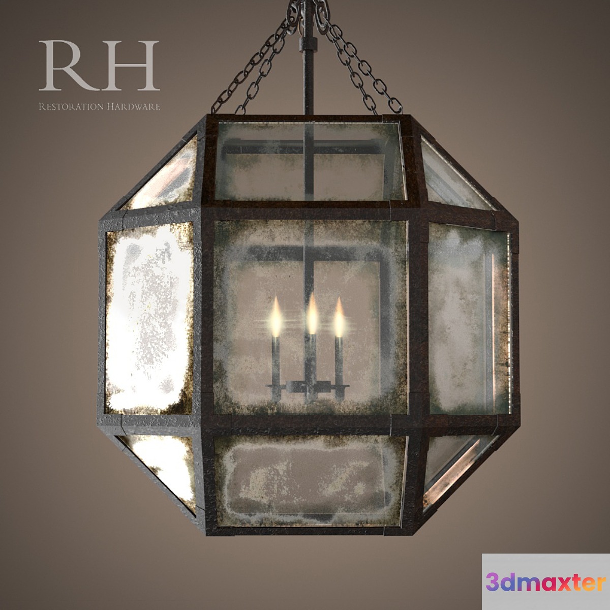 RH PARISIAN OCTAGONAL PENDANT (3 size)