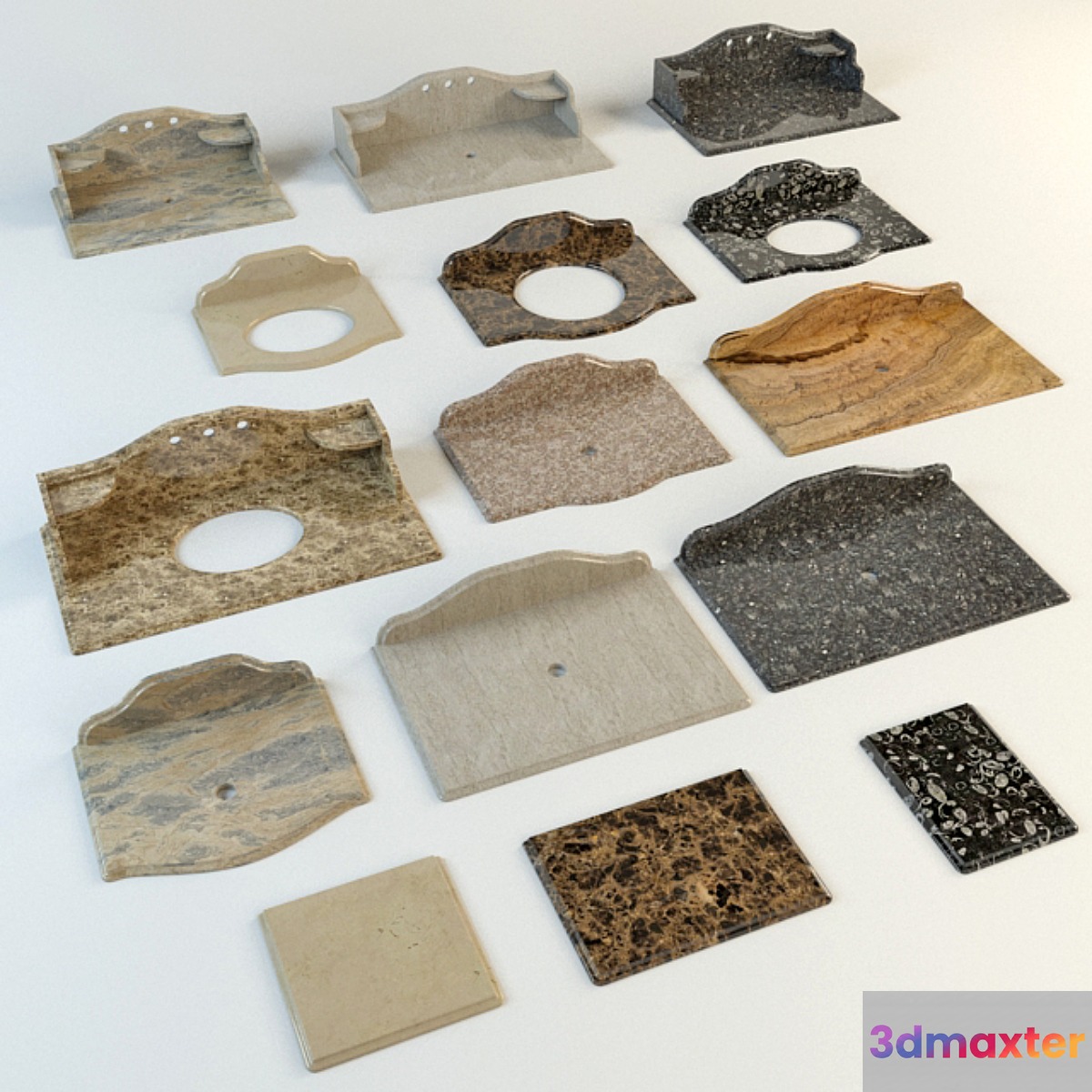 a full set of firm tops Elghansa 3D Max