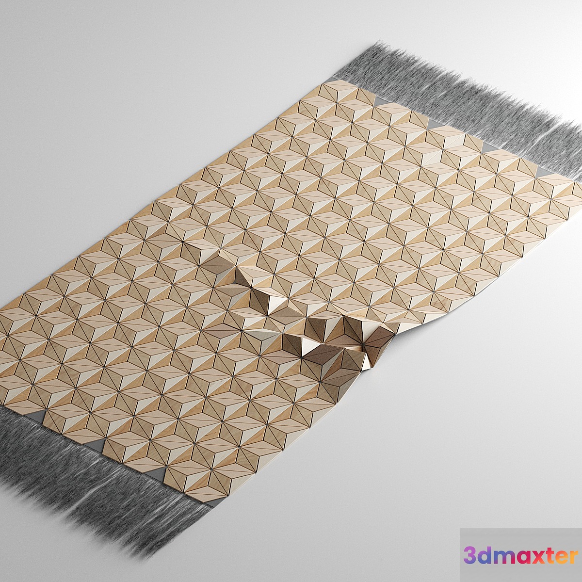 Boewer Wooden Carpet 3D Max