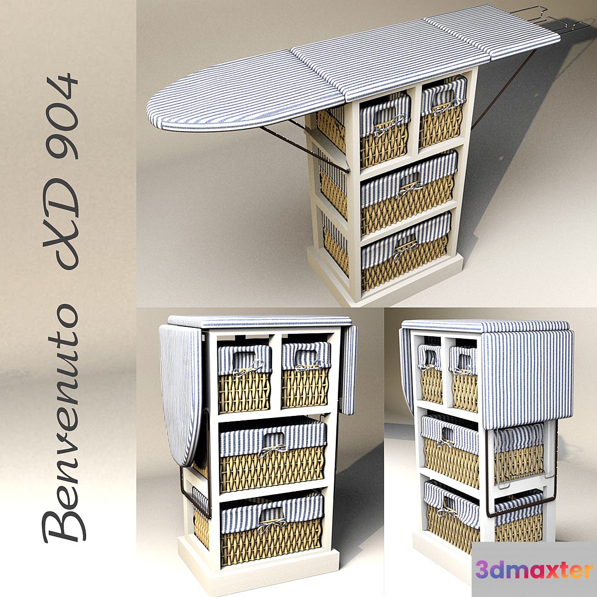 Ironing board dresser Benvenuto XD-904 3D Max