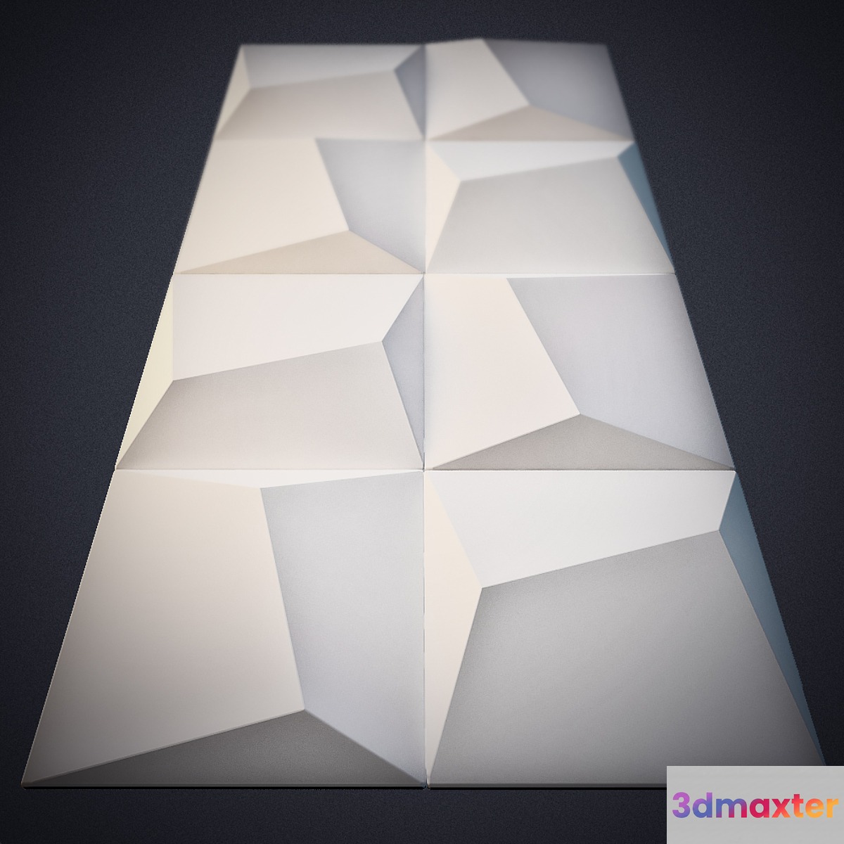 Gypsum 3D panel for walls
