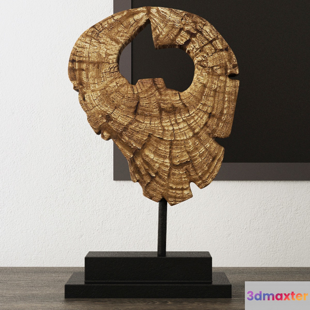 Tree Slice Tabletop Sculpture 3D Max