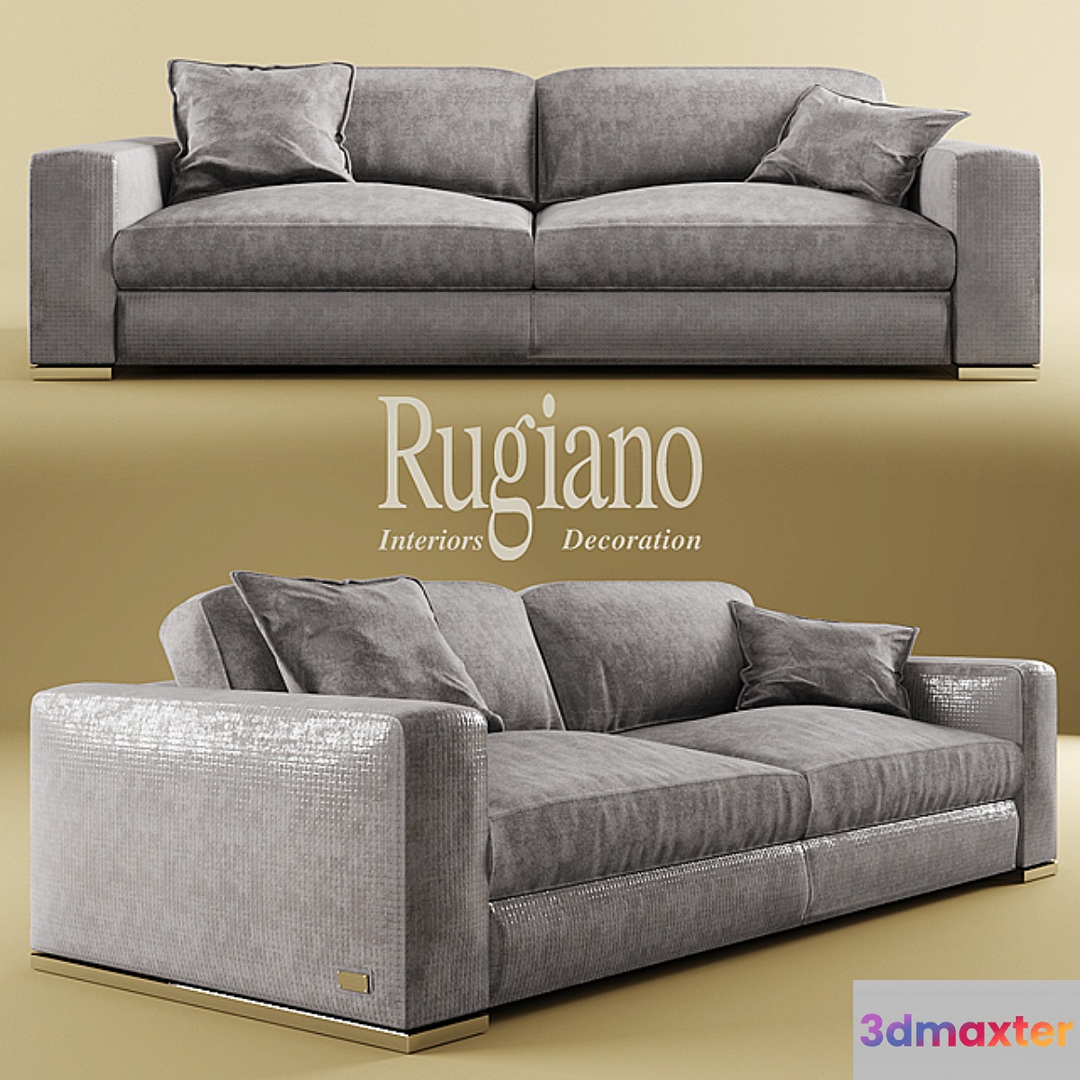 sofa with textures 3D Max