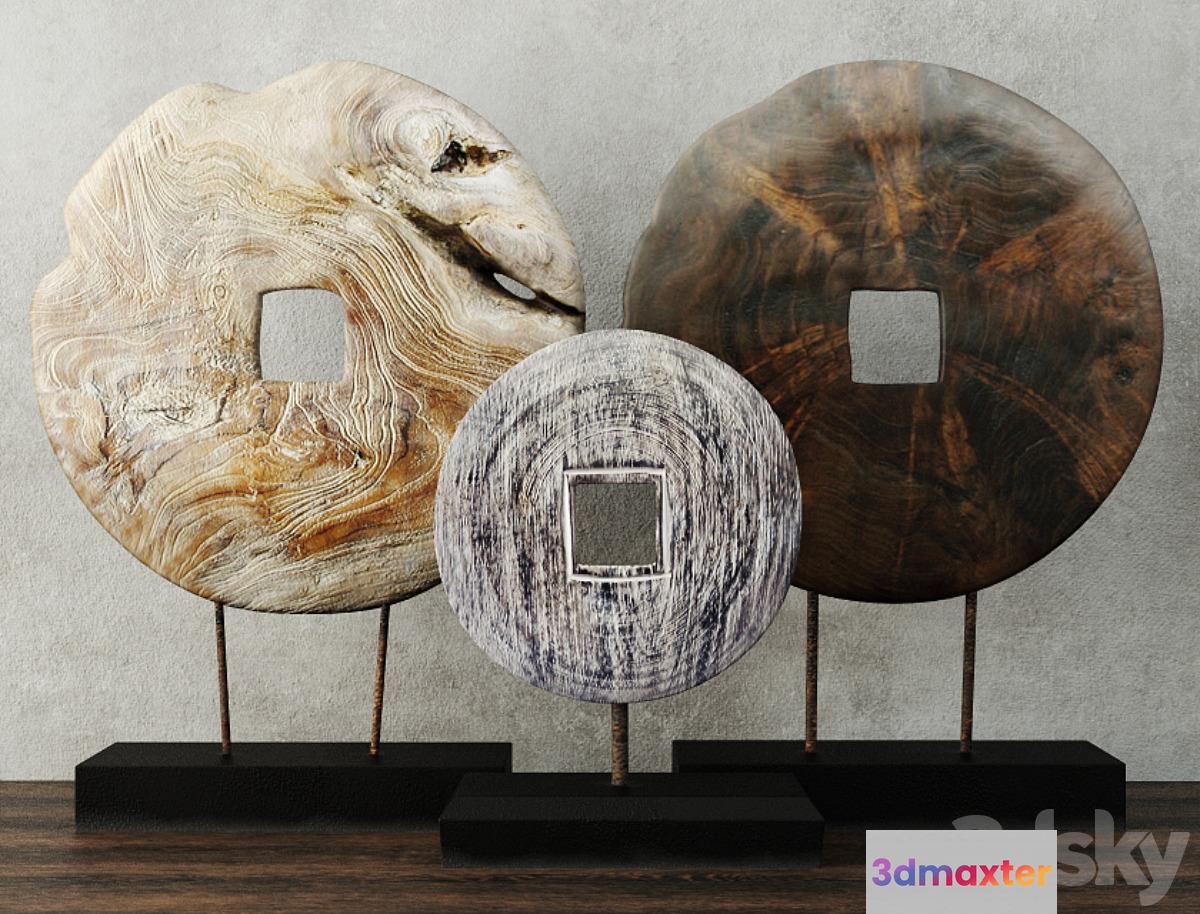 Albesia & Teak Wood Table Top Decoration