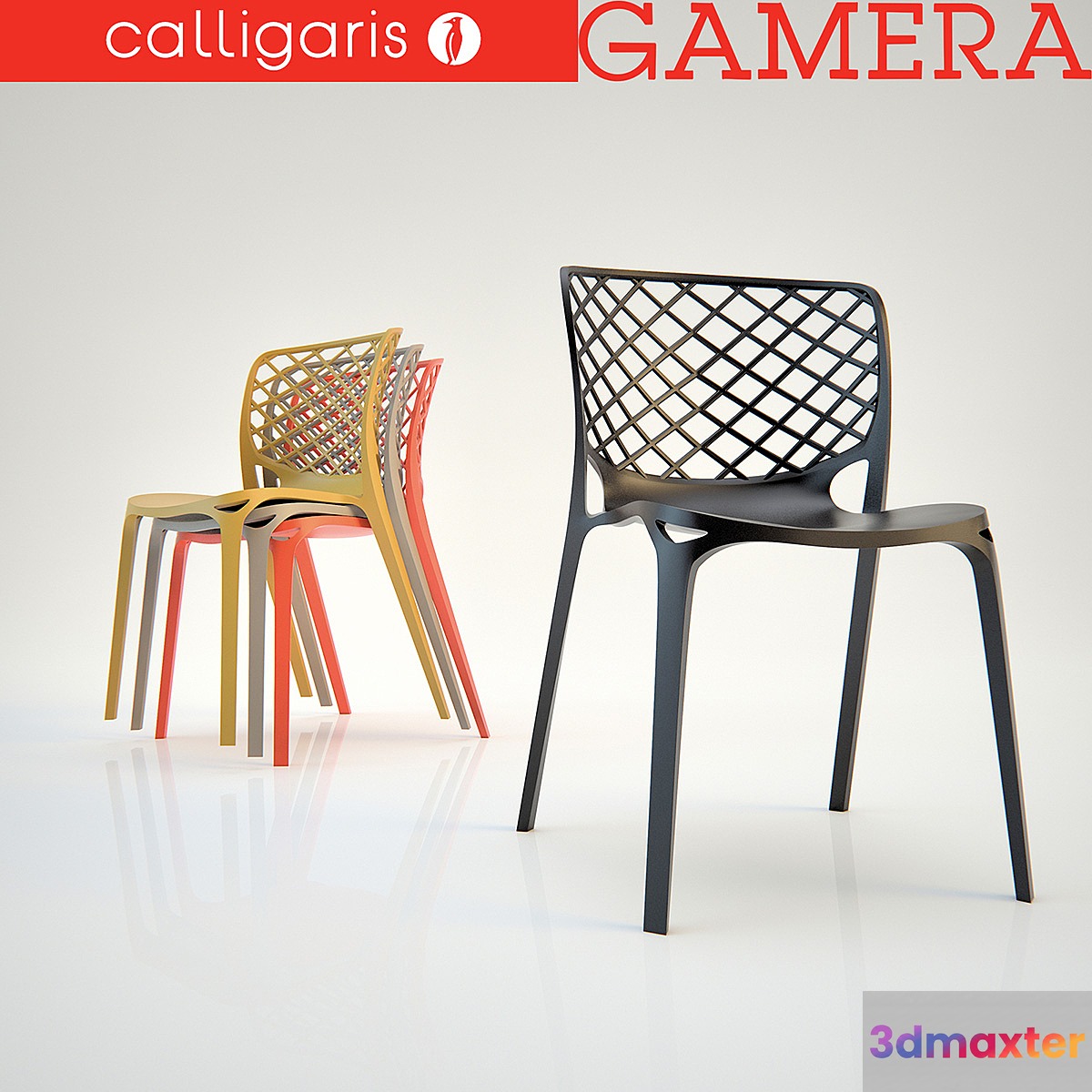 Calligaris Gamera chair 3D Max