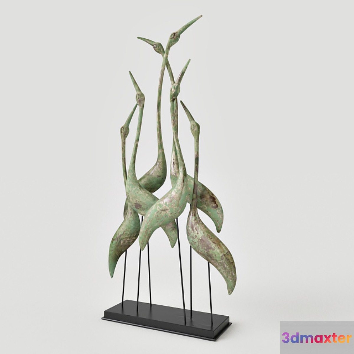 Norfolk Bird Sculpture 3D Max