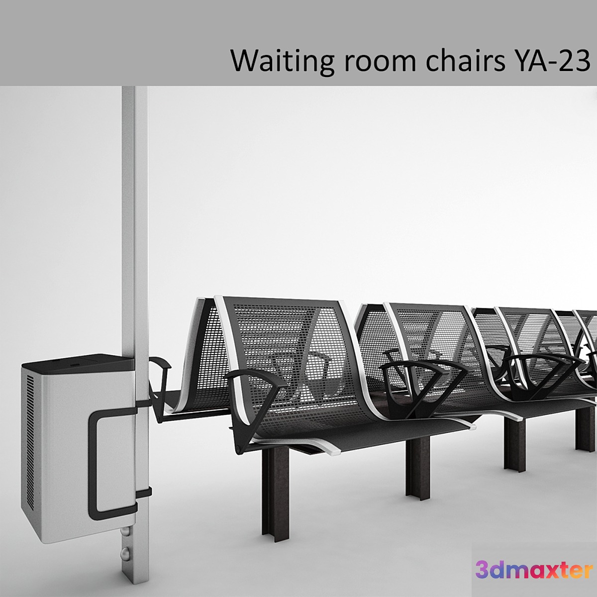 Chairs for waiting rooms waiting room chairs YA-23 3D Max