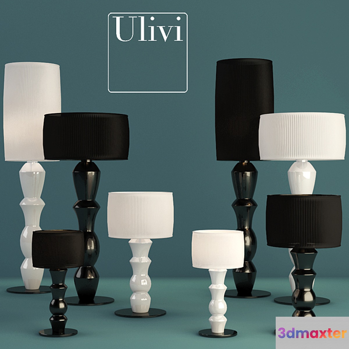 Ulivi Jackie floor lamp 3D Max