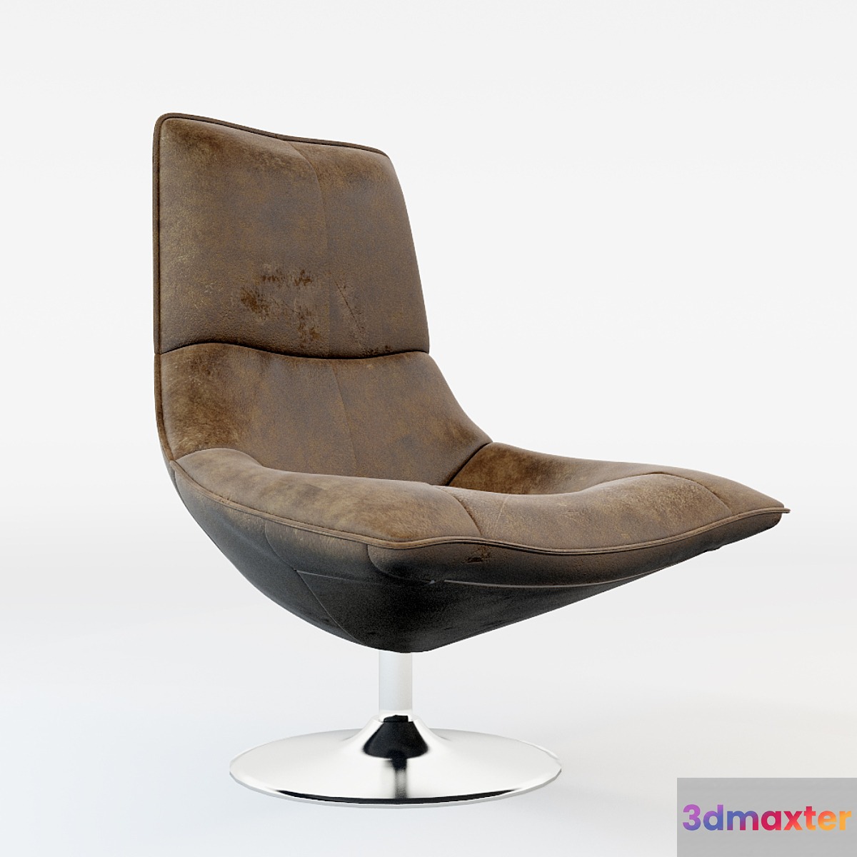 Hopper bucket chair 3D Max