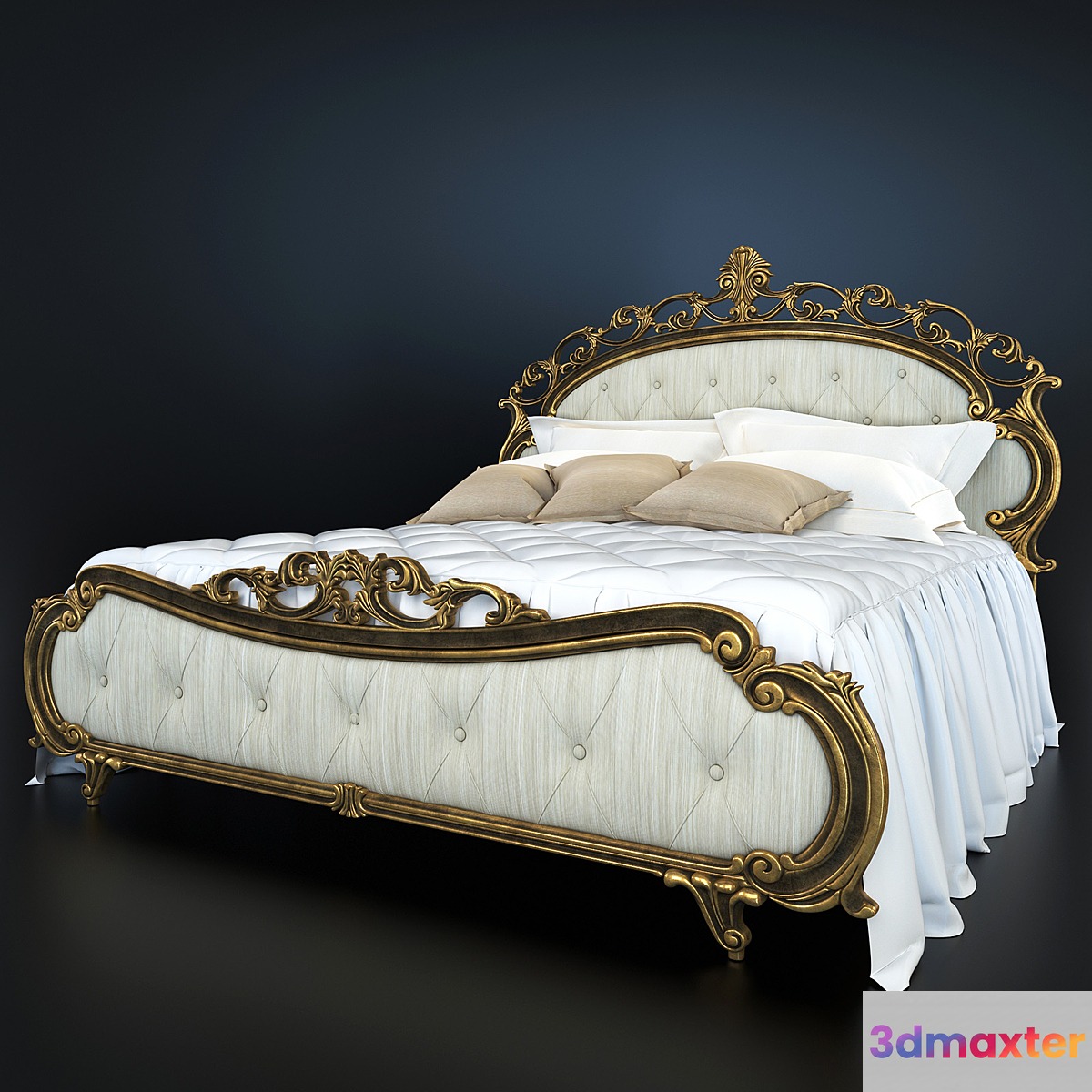 Bed Treci Cecchini Victoria Stucco