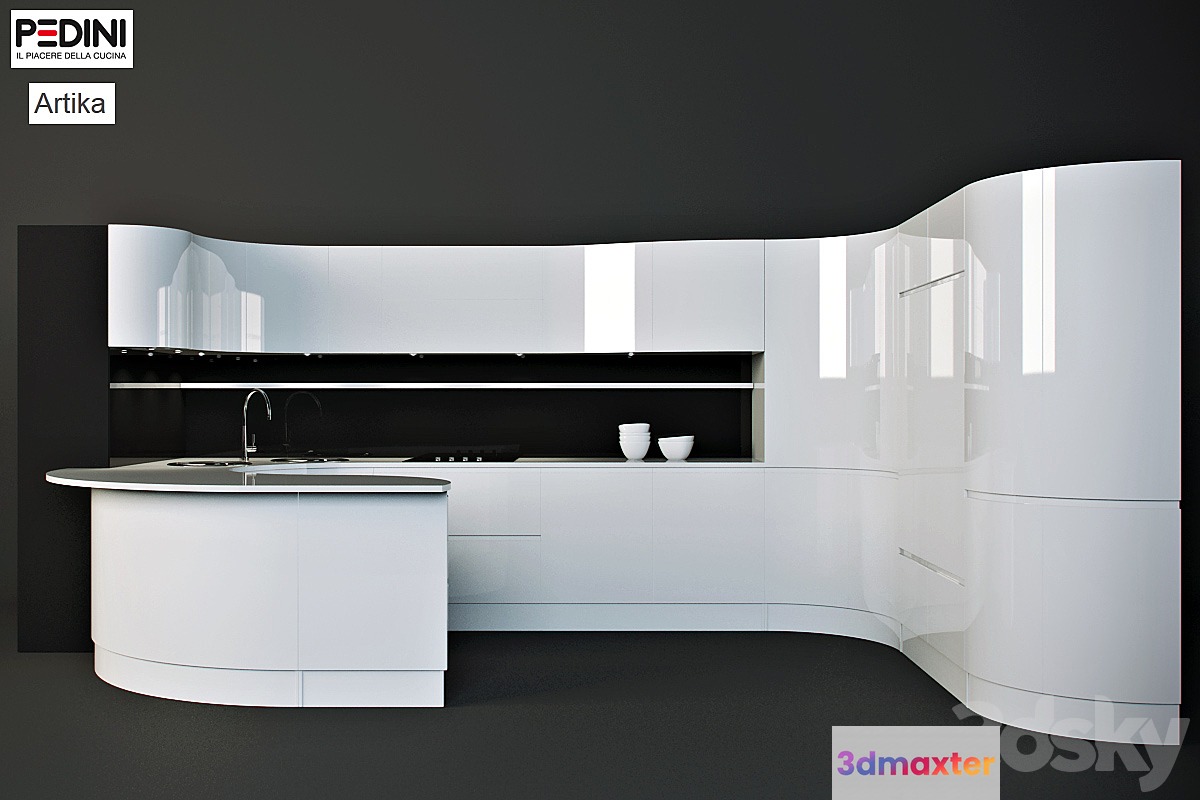 Kitchen Pedini - Artika 3D Max