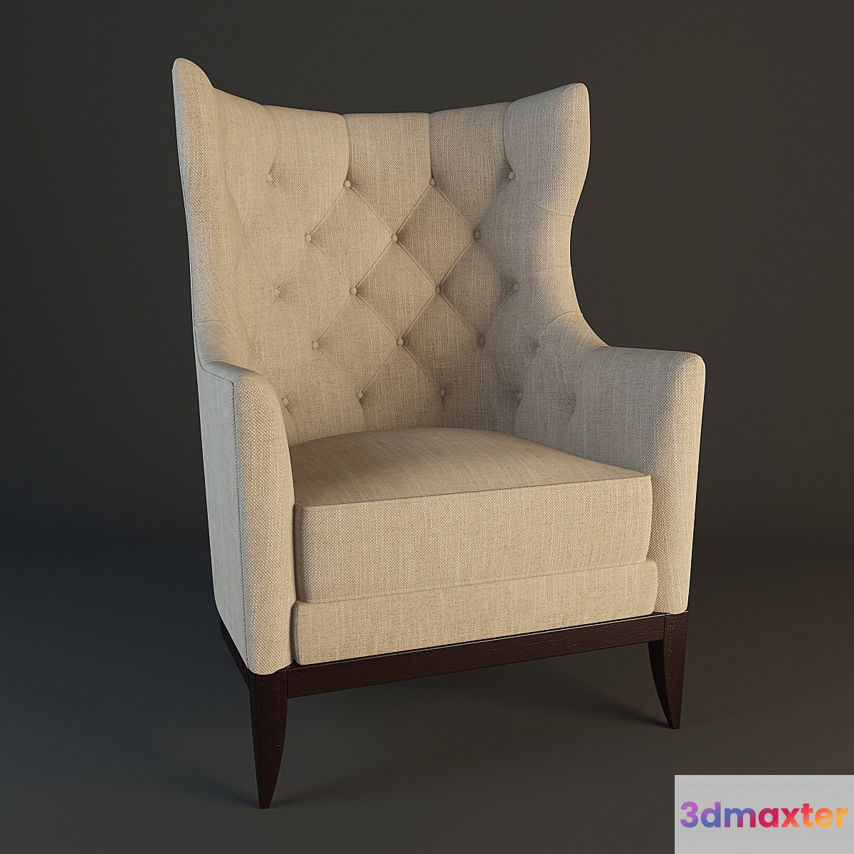 Sevensedie Armchair Queen 3D Max
