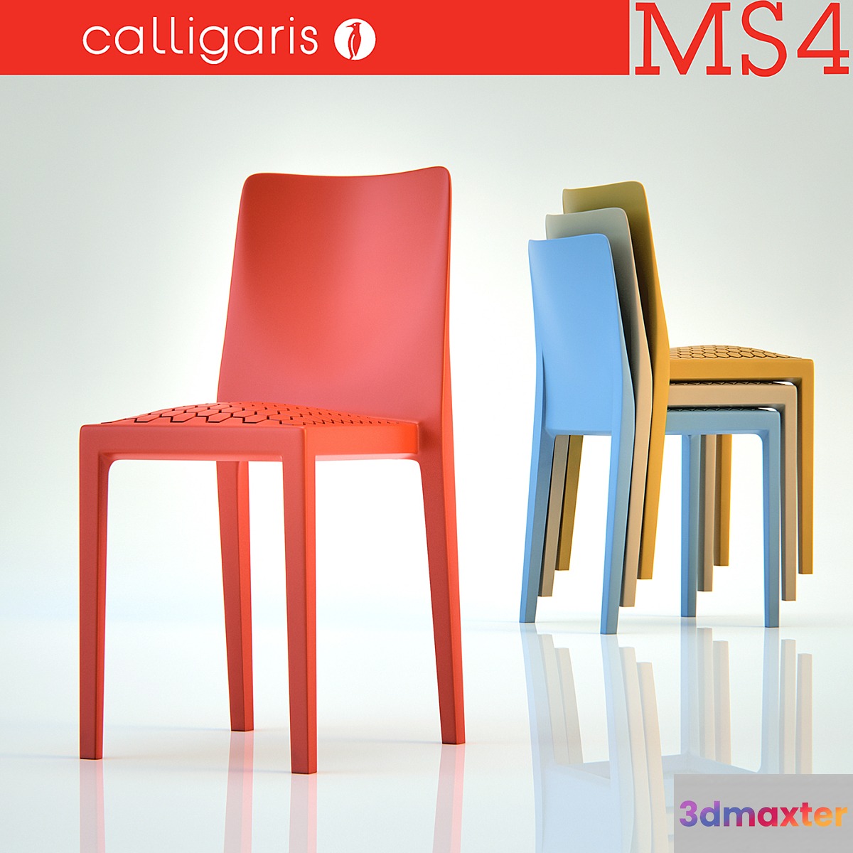 Calligaris MS4 chair 3D Max
