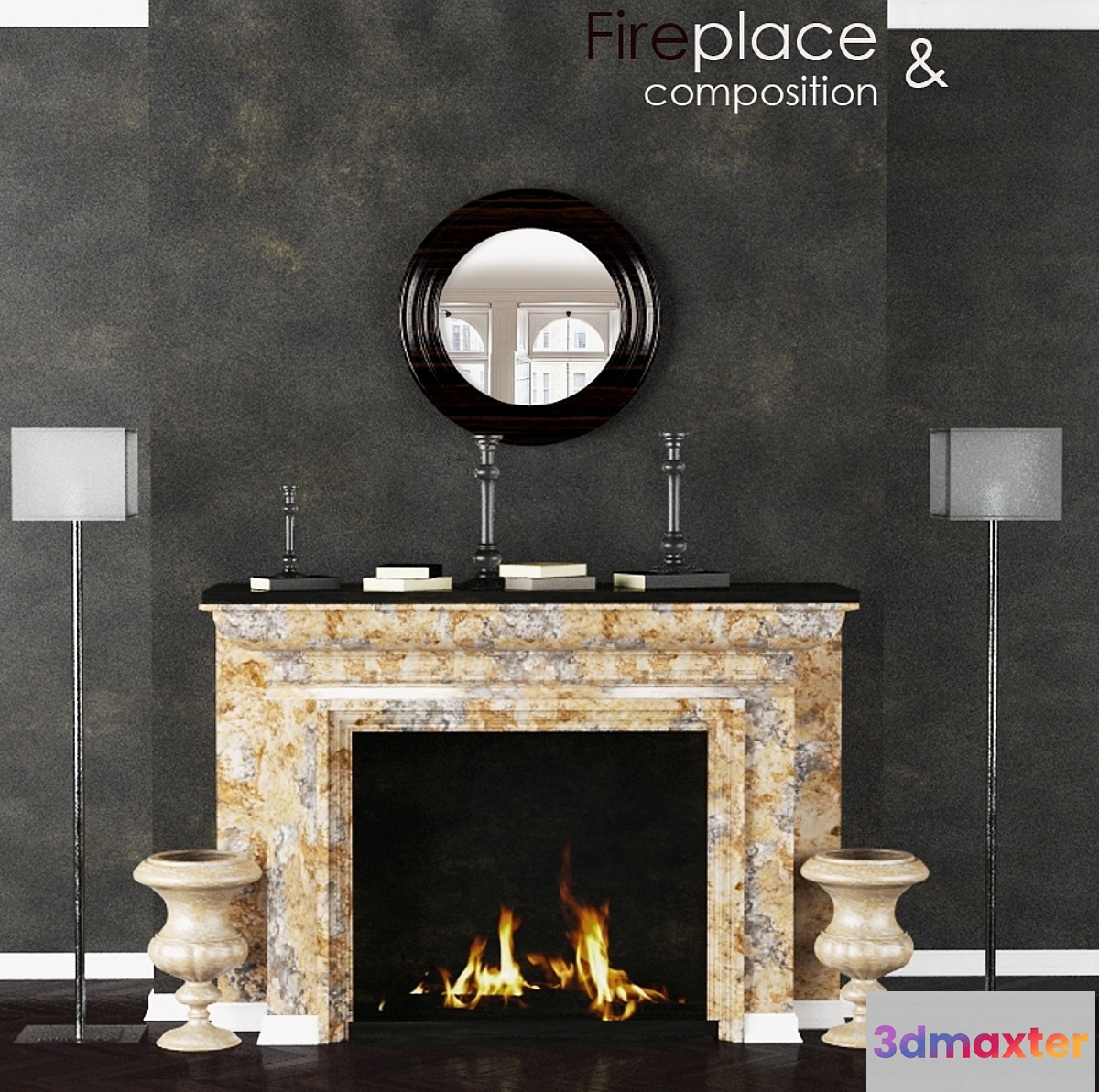 Fireplace and accessories - No.3
