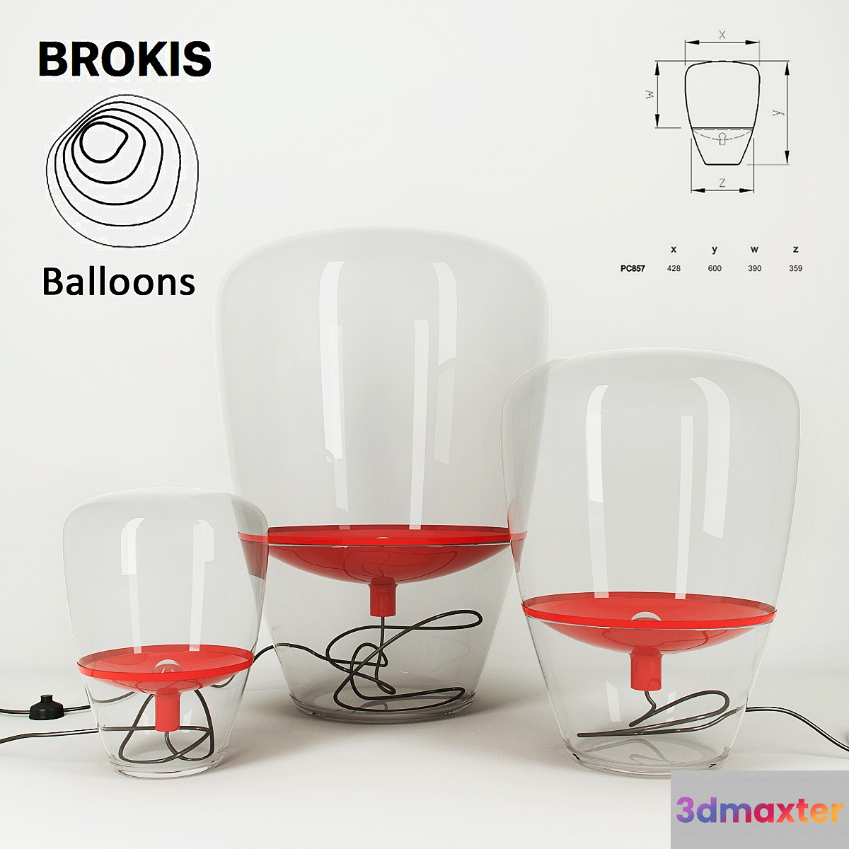 Brokis Balloons 3D Max