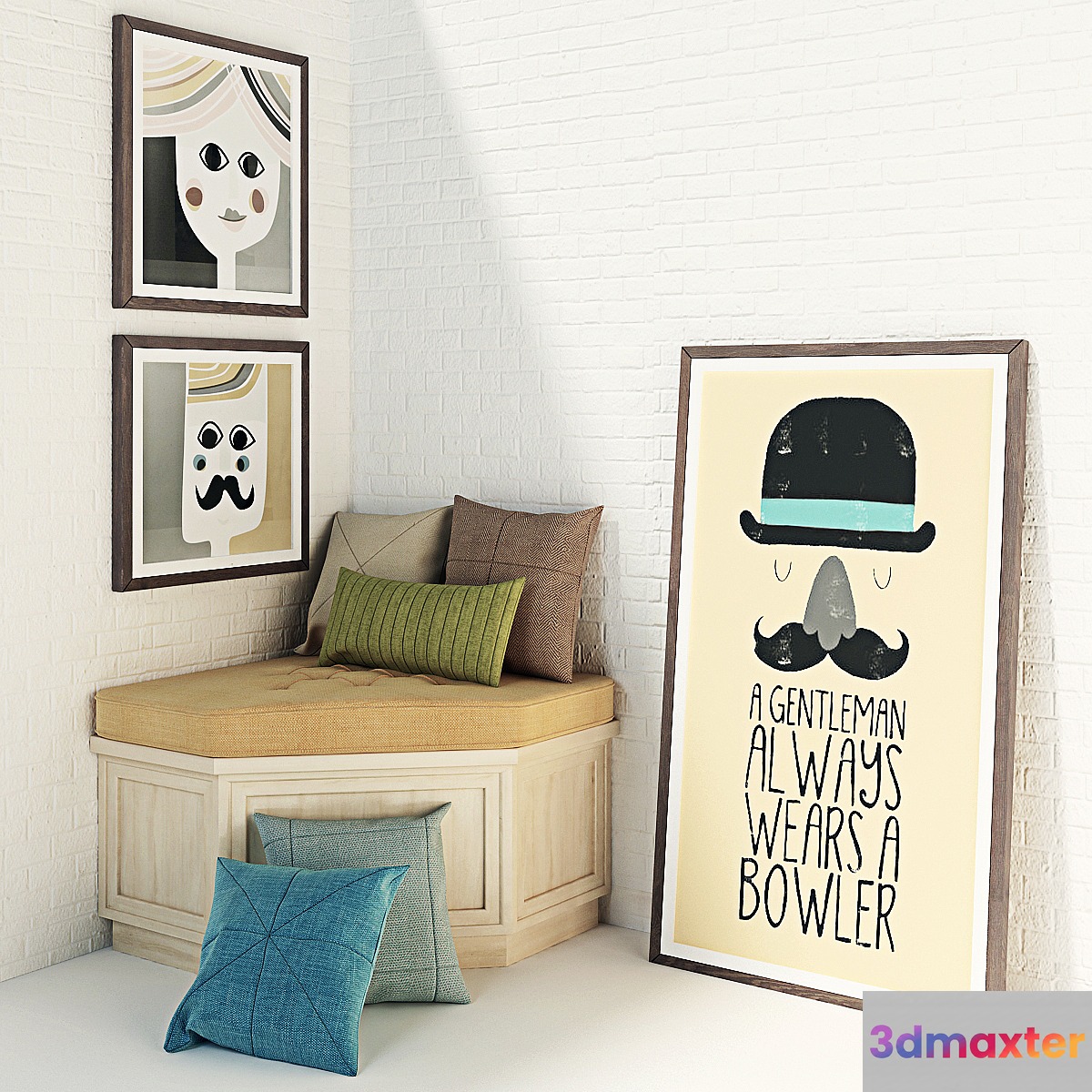 Decorative set - No.42 3D Max