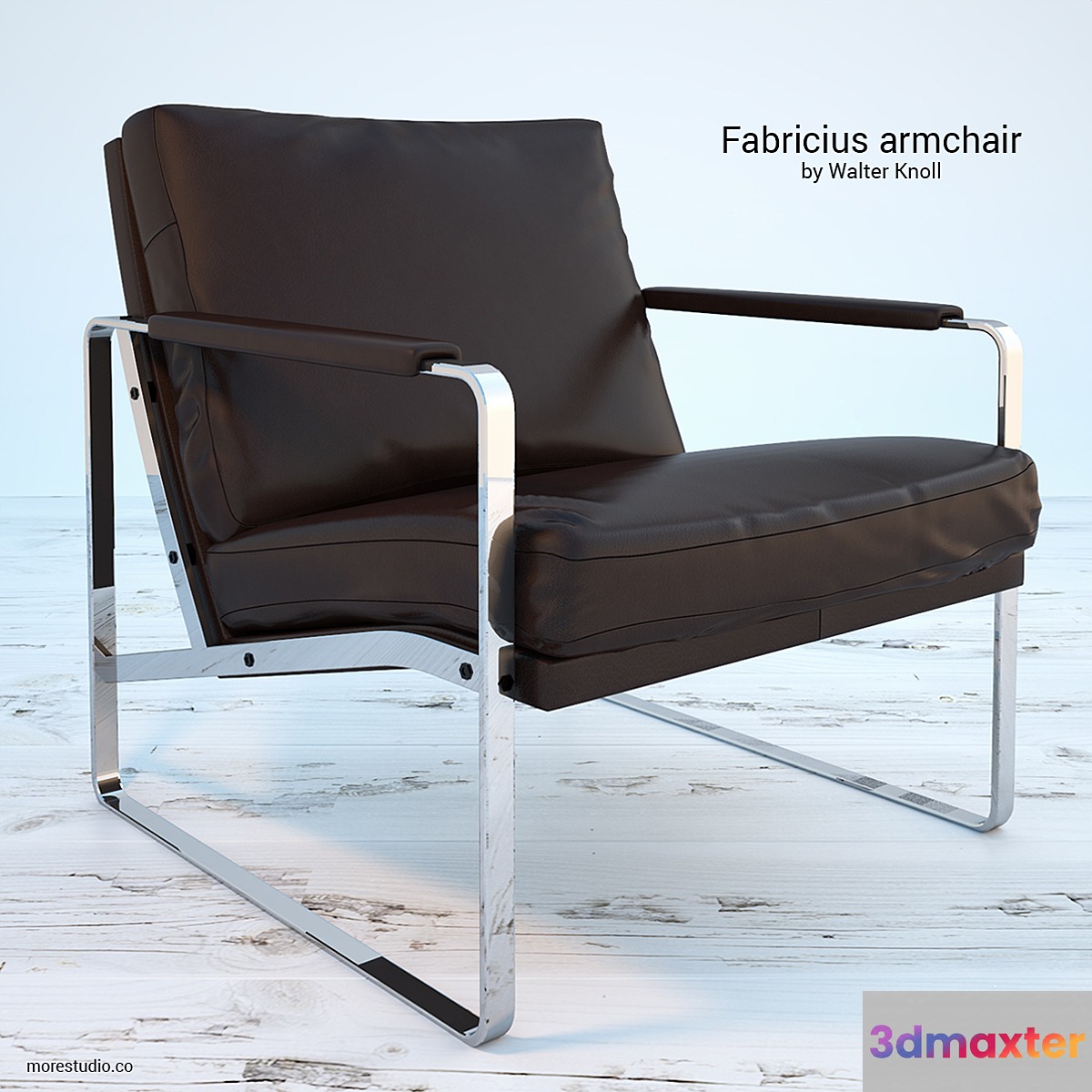 Fabricius armchair by Walter Knoll 3D Max