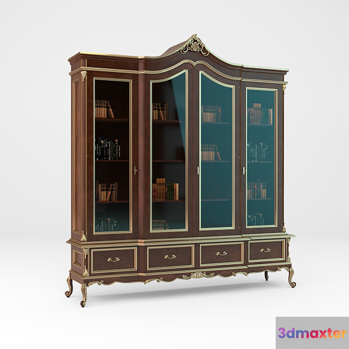 Bookcase Modenese Gastone 12301