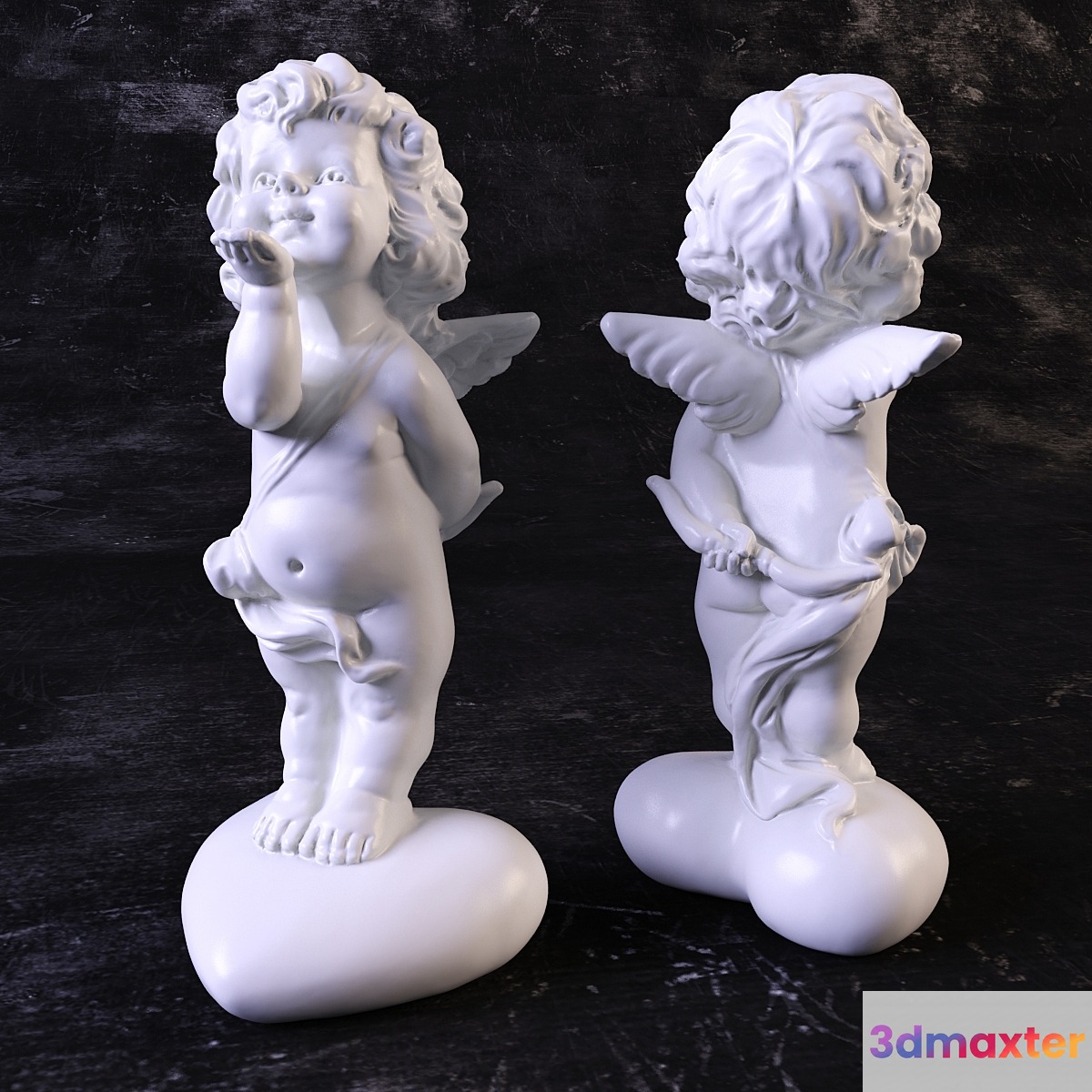 Figurine Angel Cupid -1 3D Max