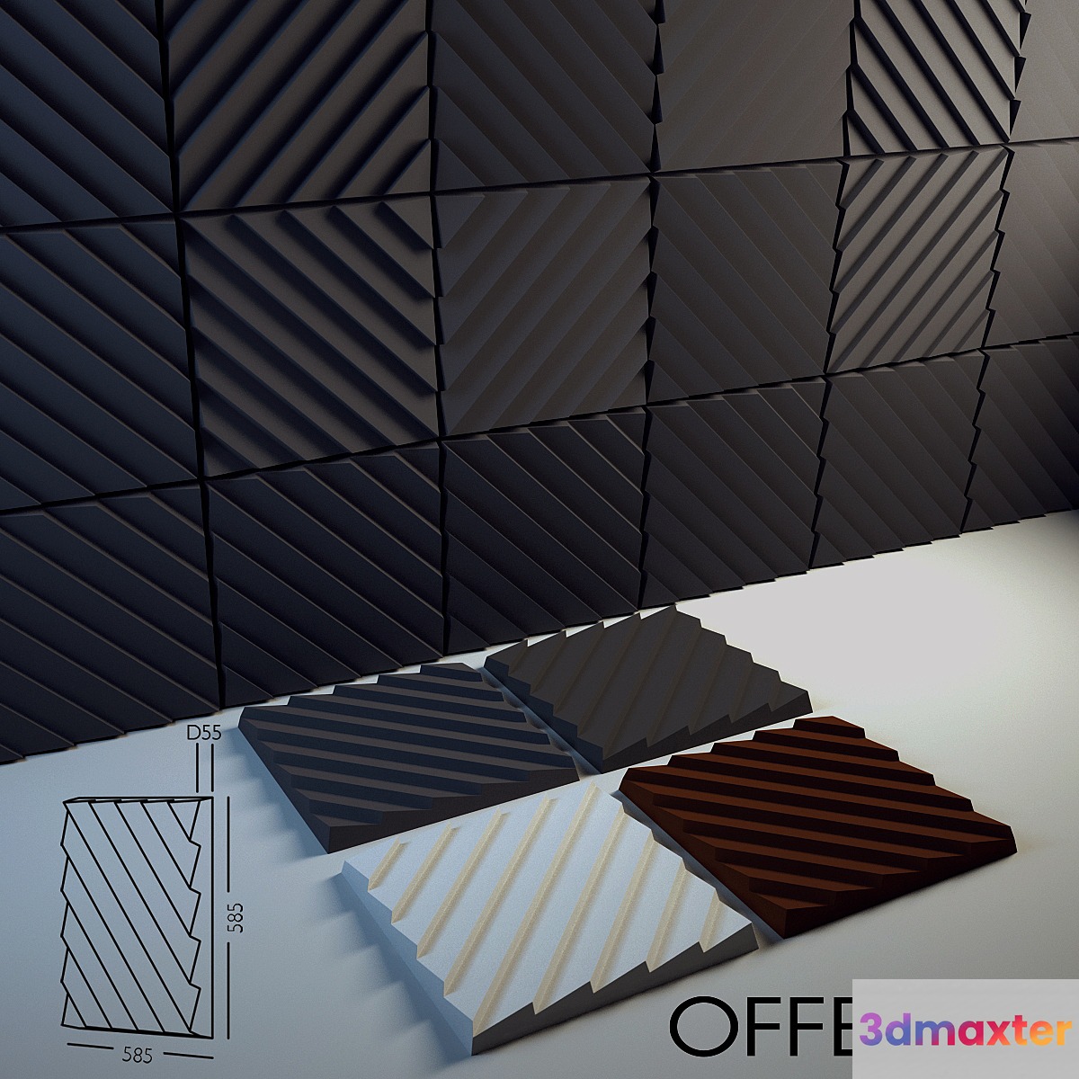 Offecct Stripes - No.2 3D Max