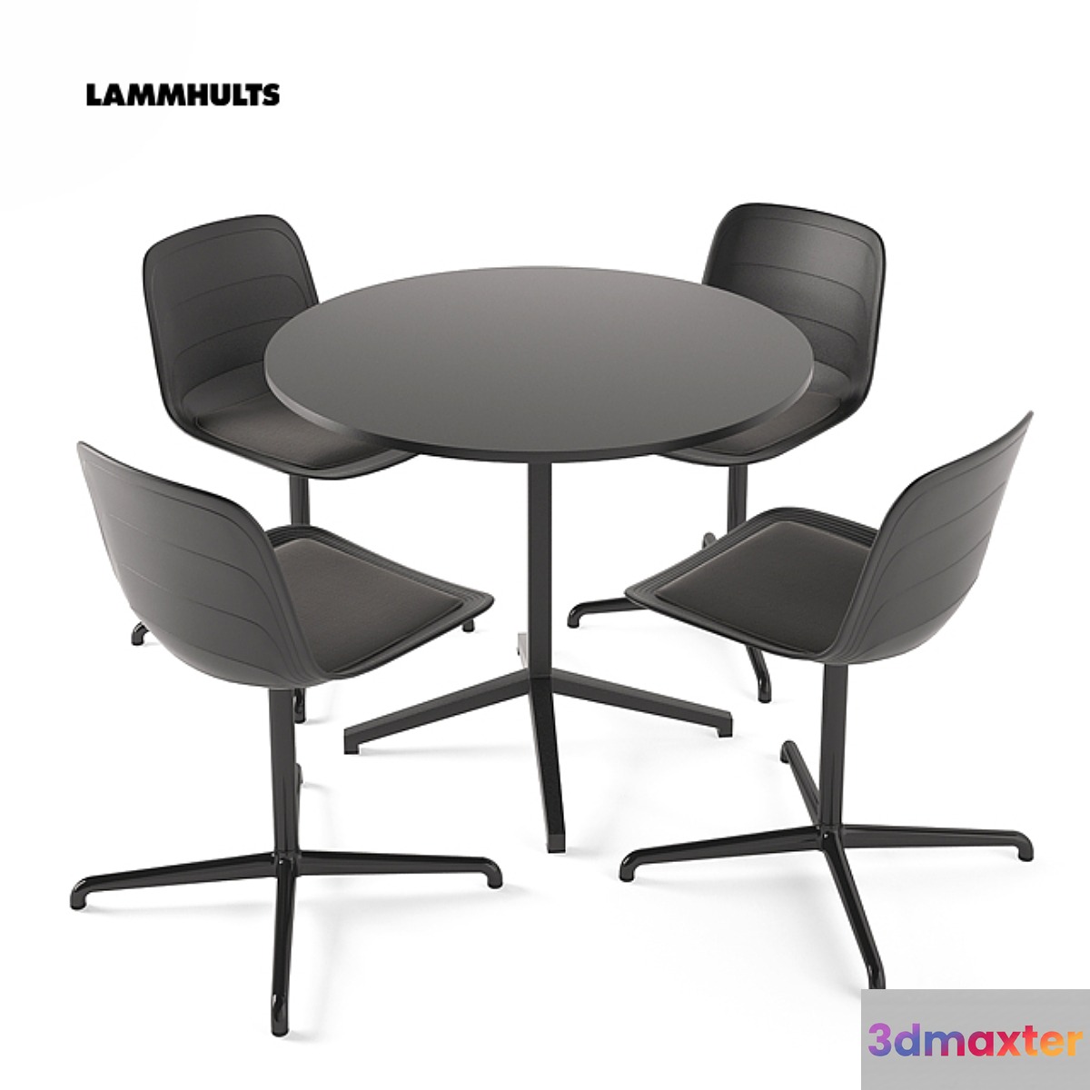 Lammhults Grade Chair + Archal table X 3D Max
