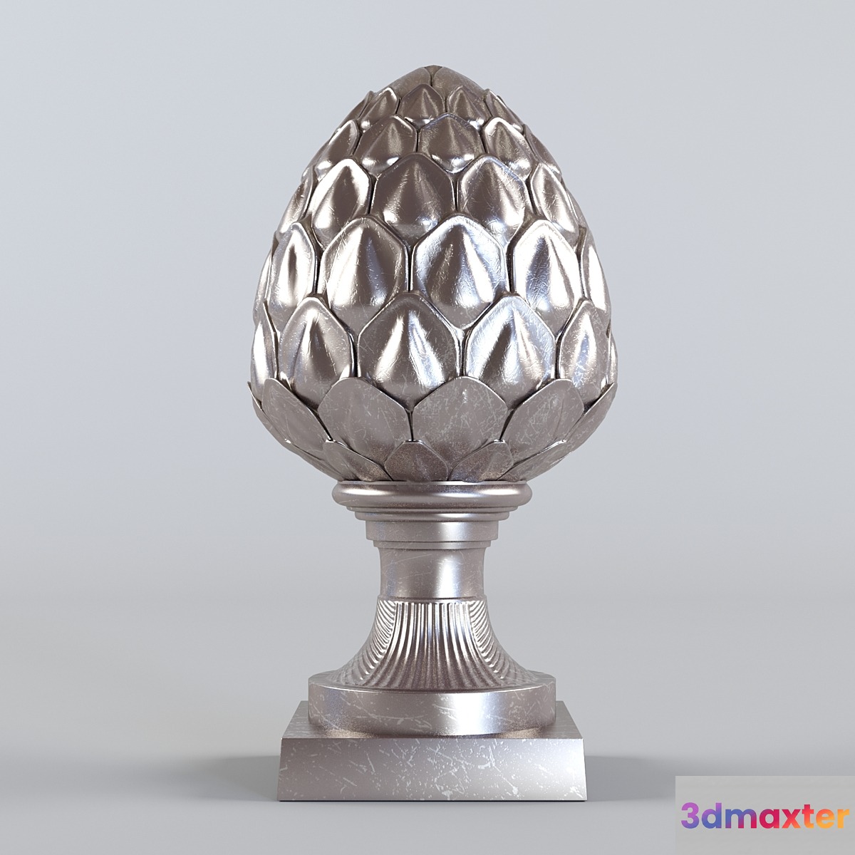Metal sculpture Dialma Brown 3D Max